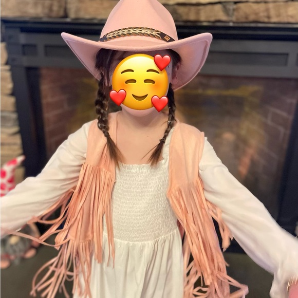 Fringed Pink Vest - Picture 4 of 5